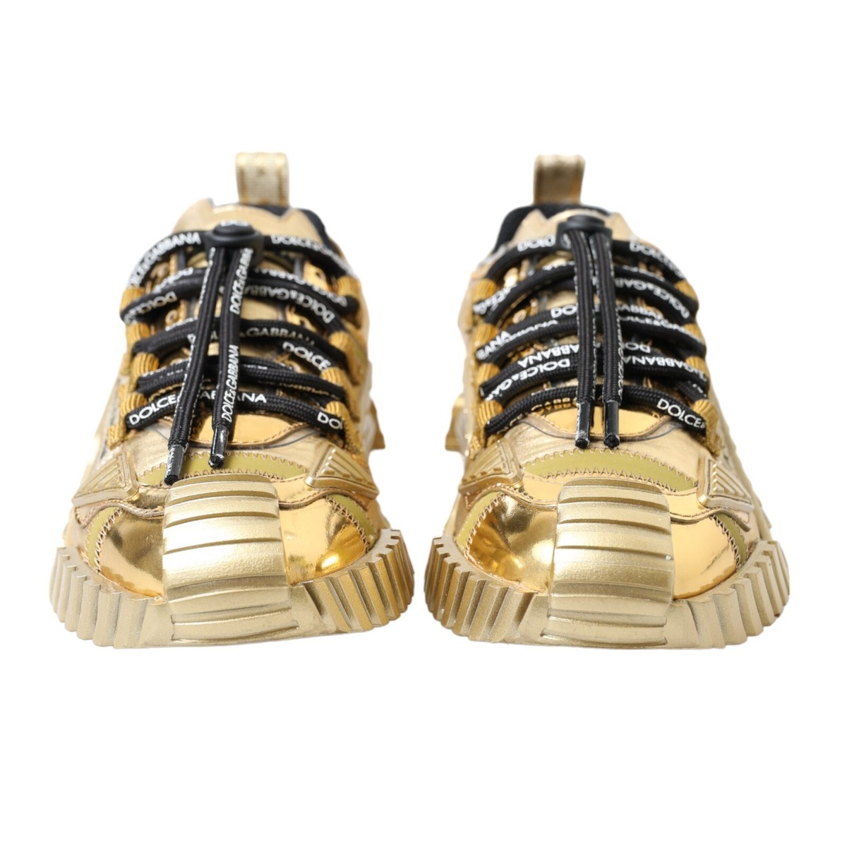 スニーカー DOLCE & GABBANA SNEAKERS DOLCE & GABBANA Shoes Metallic Gold NS1 Low Top Sneakers
