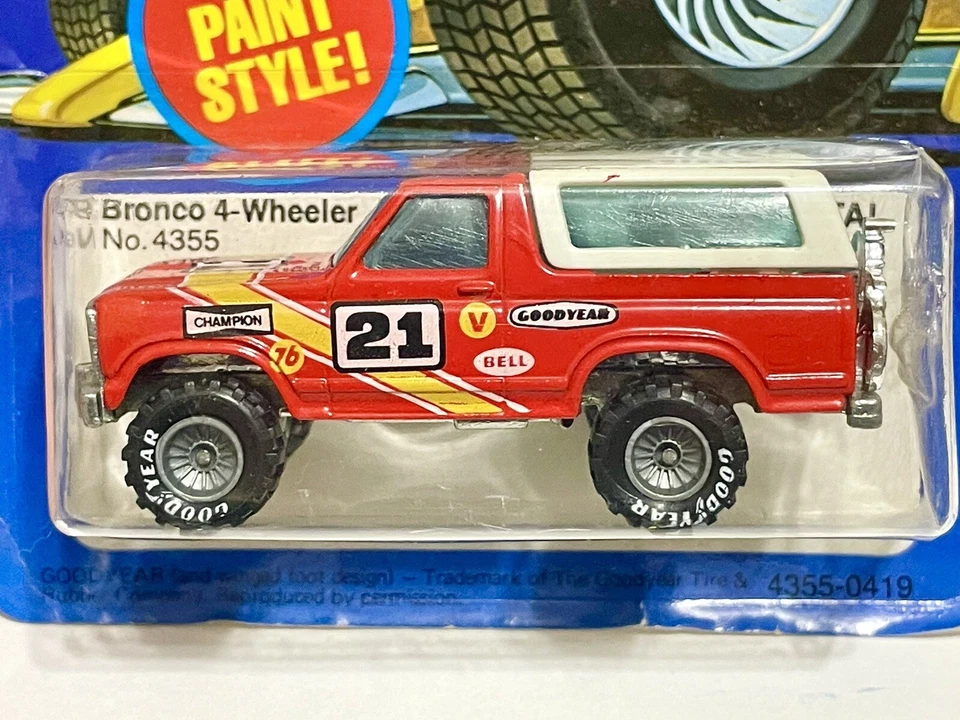 Ford Bronco 1983 Hot Wheels Real Riders 4 ruedas no. Camión nuevo ultra raro 4355 Foto 2 de 4