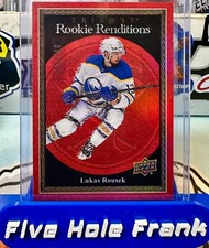 2023-24 Upper Deck Trilogy Hockey #RR-24 Lukas Rousek Rookie Renditions Red /799