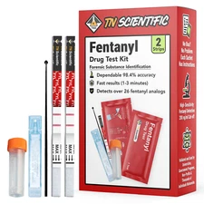 TN Scientific (FYL) Drug Test Strip Kit [2 Pack] - Powder, Liquid, & Urinalysis