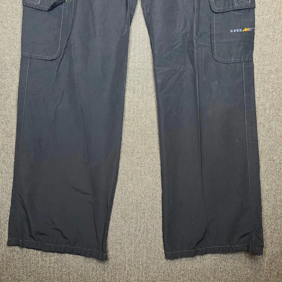 Pantalones Union Bay Para Mujer 7 Negro Carpintero Y2k Cyber Utility Grunge Trabajo Clásico  Foto 3 de 4