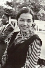 Rosa Parks & Dr Martin Luther King African American Civil Rights Modern Postcard