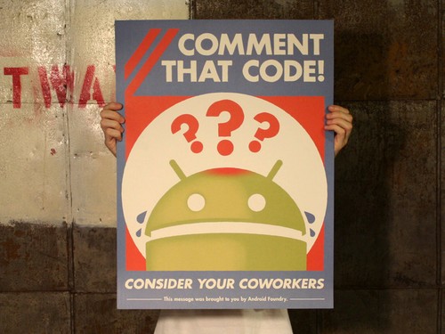 Comment that Code Print Android Thick Cardstock Matte Finish Poster - Picture 3 of 4