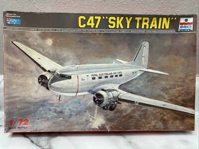 ESCI C-47 ''Sky Train'' Royal Australian Air Force Kit 1/72. Parts in sealed bag.