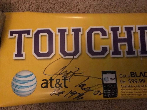 Jim Taylor Signed LSU Tigers National Championship Football Jimmy Taylor - Bild 3 von 7