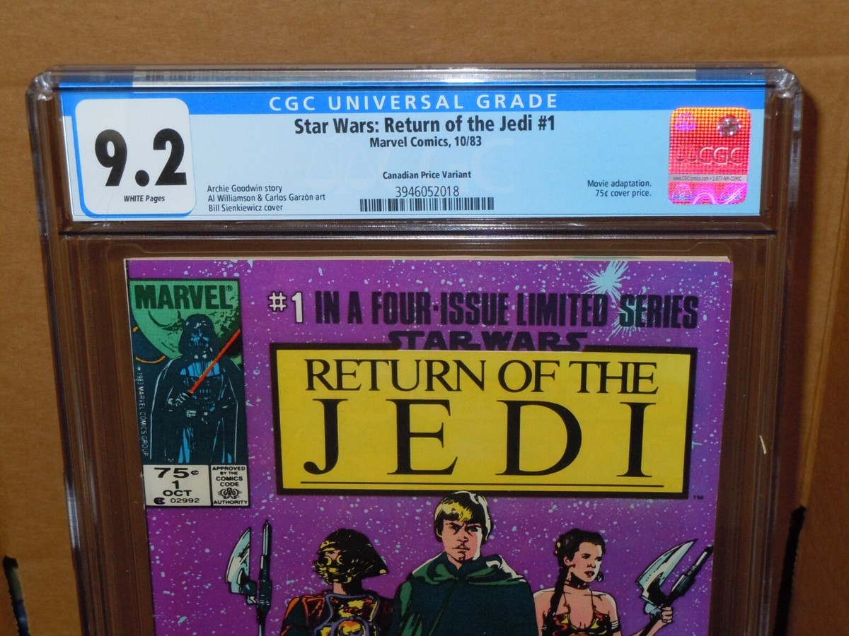 Star Wars: Return of the Jedi #1 CGC 9.2 Canadian 75¢ UPC 1983