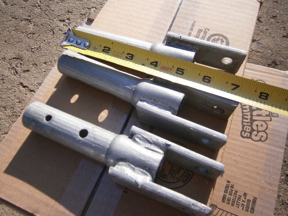 TV HAM RADIO TOWER ANTENNA BASE INSERTS MOUNTING BRACKETS LOWERING FEET