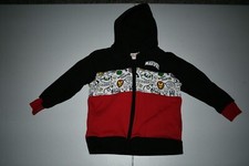 Youth Avengers Sz 5 Jacket Hoodie Hooded Sweatshirt Red/Black/White Marvel