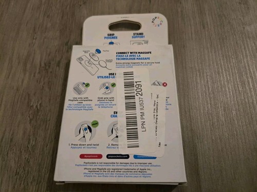 MagSafe PopSockets PopGrip Cell Phone Grip & Stand for MAGSAFE Marble - Picture 3 of 3