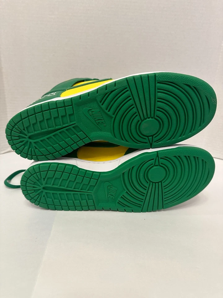 Nuevo con etiquetas Nike SB Dunk High x Supreme By Any Means - Brasil 2022 Talla 9.5 EE. UU. - CAJA ORIGINAL Foto 3 de 4