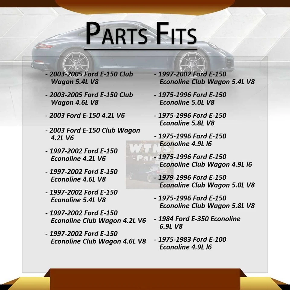 Подшипники передних внутренних наружных колес и гоночный комплект WJB 4 шт. для Ford Custom 6,6 л 1971 - Изображение 3 из 4