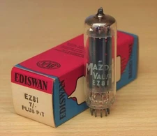 Ediswan (Mazda) EZ81, Selected Rectifier Valve, Made in UK
