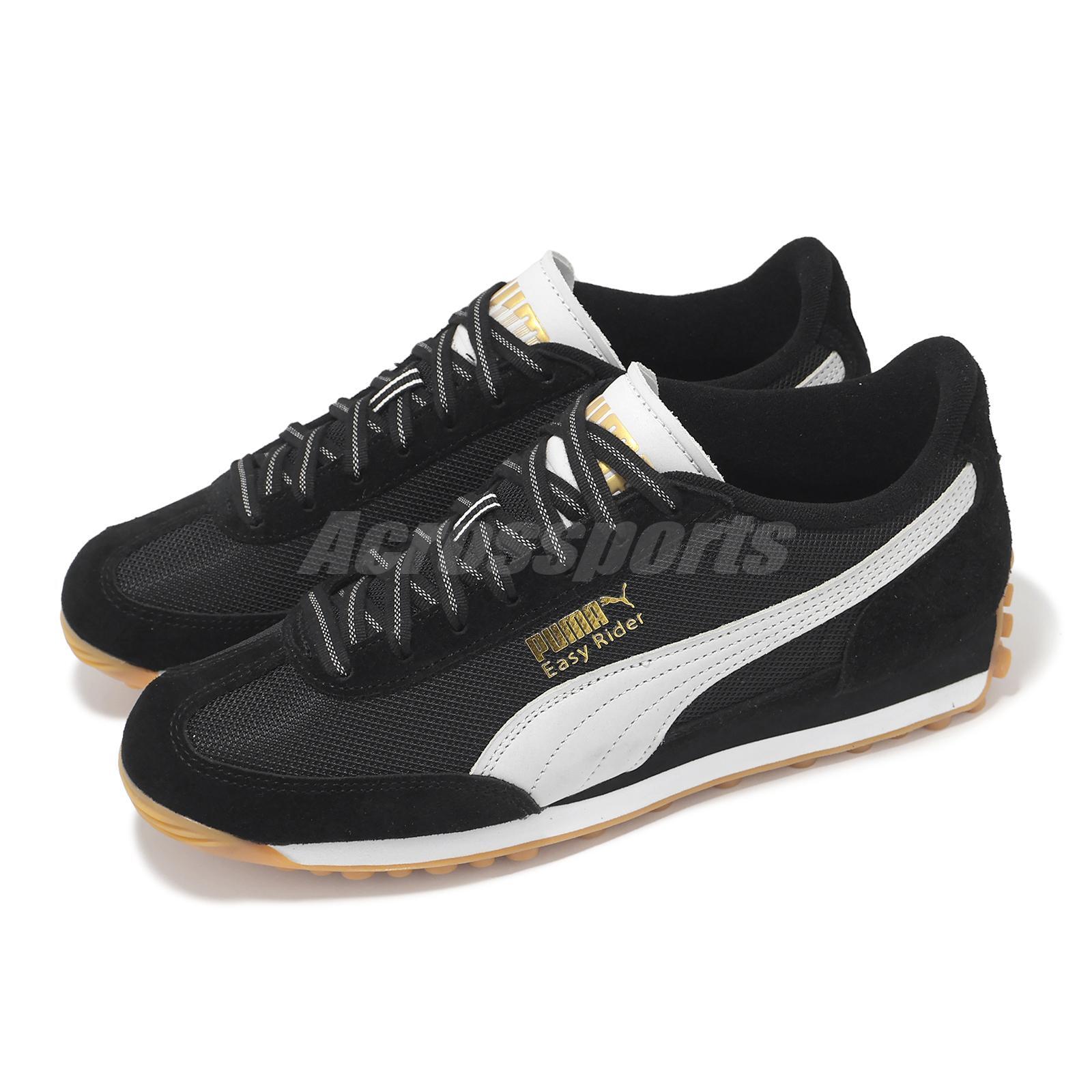 Puma Easy Rider Footie Black White Gum Men Unisex Casual Shoes 401559-02