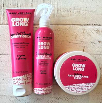 Marc Anthony Grow Long Hair Conditioner-Mask -Leave in Conditioner Set - OPEN