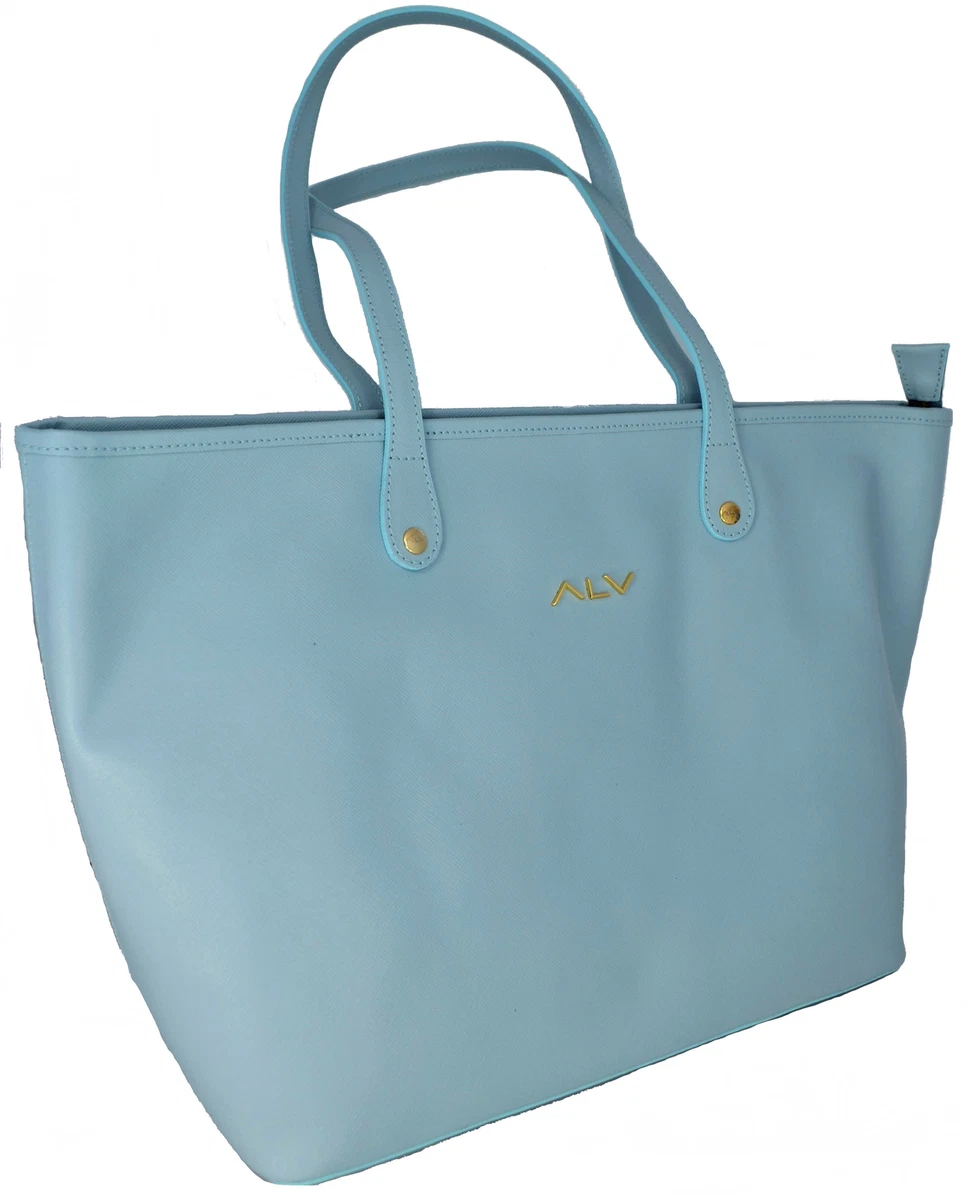 Borsa Spalla Donna Azzurra Alv By Alviero Martini Shopping Bag Light Blue  Woman