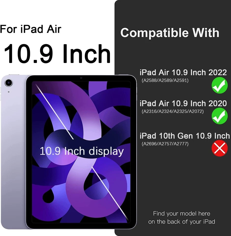 Genuine Speck iPad (Air 5th & 4th) Gen Generation 10.9" Smart Folio Case Cover - Image 2 of 4