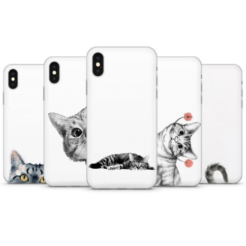 Cats Funny Cute Phone Case Cover For iPhone 6 7 8 X XS XR 11 11 Pro 12 SE  G26 | eBay