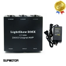 USB DMX512 LED light DMX-Stage Signal Isolation Amplifiers Splitter 1 in 4 Out