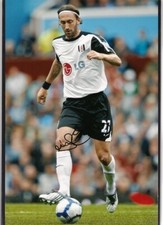 JONATHAN GREENING SIGNED 2010-11 FULHAM PHOTO