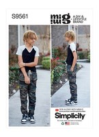 Simplicity 9561 Jungen Gestrickt Top & Gewebt Hose & Shorts NäHmuster GrößEn