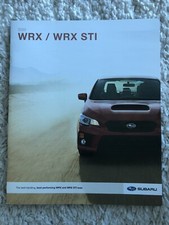 2020 Subaru Wrx Wrx Sti 22-page Original Sales Brochure
