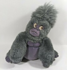 Retired Disney Tarzan Terk the Gorilla Stuffed Animal 12 in. Plush Toy Gray