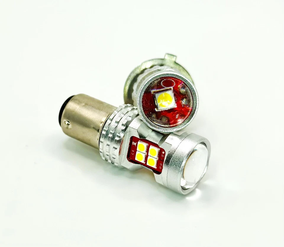 2 lâmpadas LED Super 6v 12v para Yamaha TY175: 1975-1976 e Yamaha CT1 175: vendedor dos EUA - Imagem 2 de 4