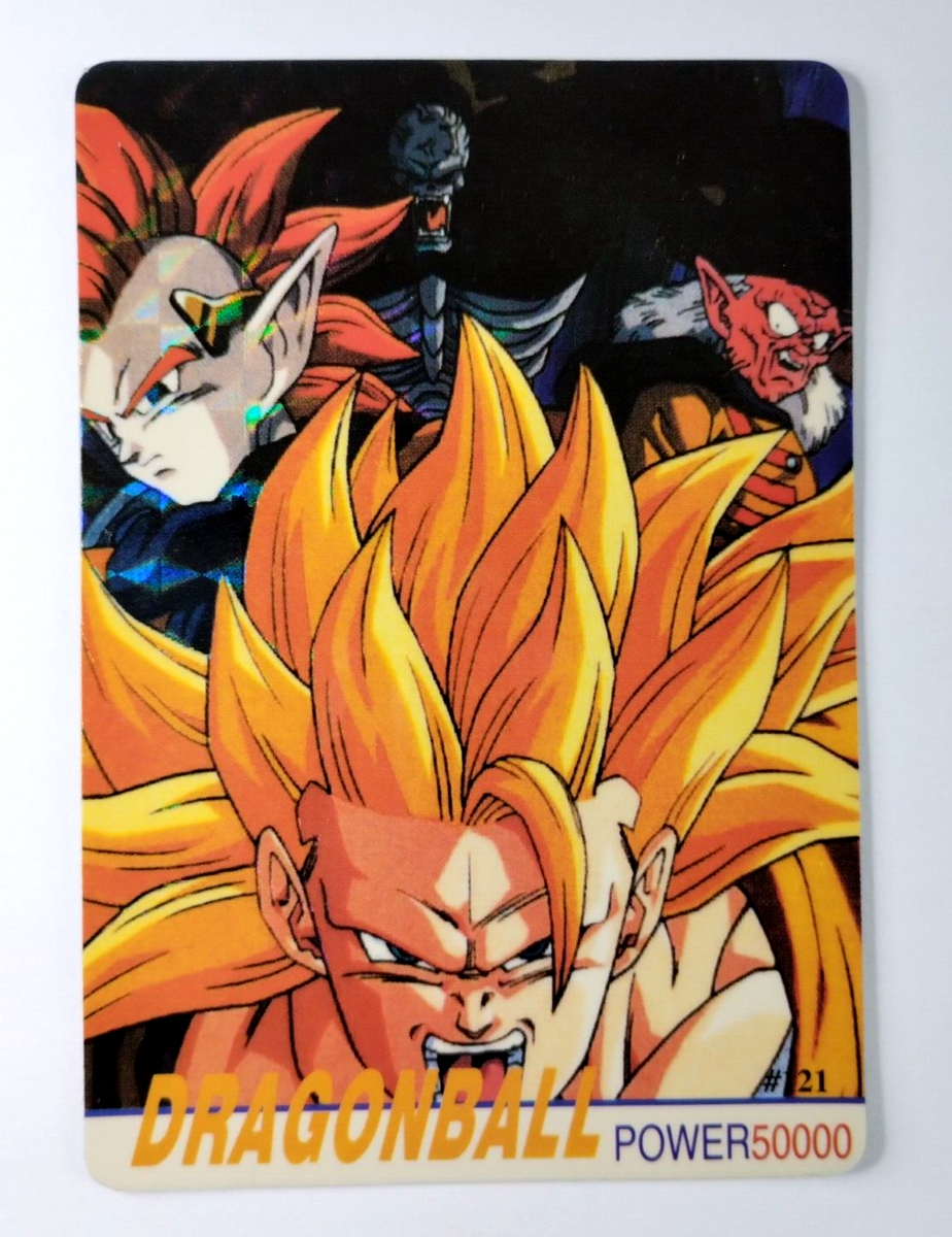 1999 DRAGON BALL Z Card #121 TAPION SON GOKU SSJ 3 VTG Foil | eBay