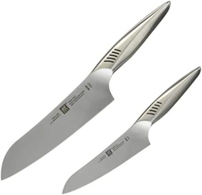 Zwilling Twin Fin 2 Multipurpose & Petty Knife Set Stainless Steel Japan