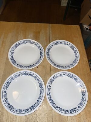 4 B&B Bread & Butter Plates CORELLE Old Town Blue Onion 6 3/4''