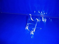 angled pistol revolver gun display stand in clear perspex plexiglas collectors