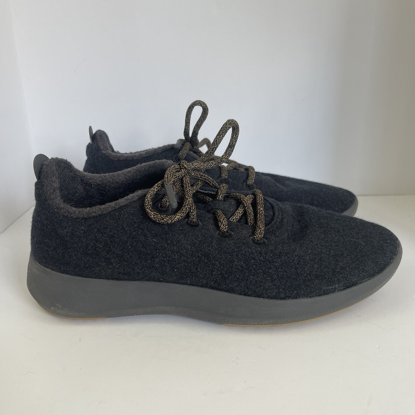 SAOLA Scarpe da ginnastica Allbirds uomo lana runner Mizzle WRM taglia 10 grigio nero