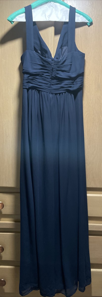 Bill Levkoff Bridesmaids Dress Size 10 Navy 82955 | eBay