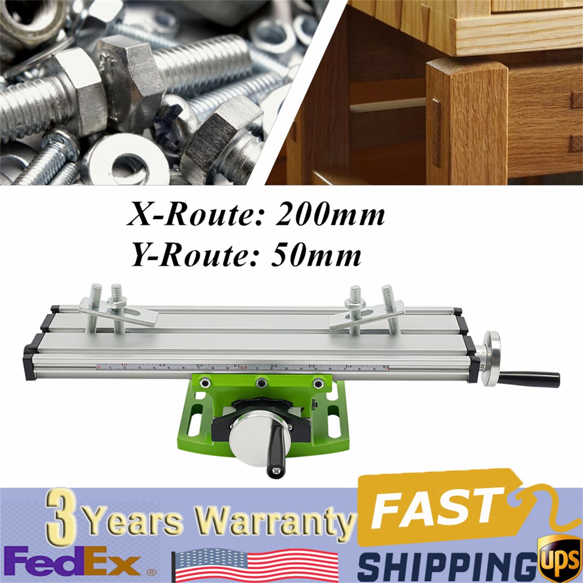 Mini Milling Machine Bench Fixture Worktable X Y Cross Slide