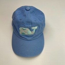 Vineyard Vines Hat Boy Strap Back Youth Whale Soccer Spell Out Cap Party Core Go