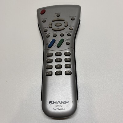 SHARP GA174WJSA TV Remote Control for LC20S1US, LC20S2US, LC20S2U, LC20S2US