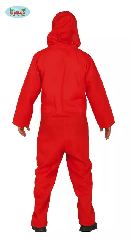 COSTUME CARNEVALE LA CASA DI CARTA VESTITO LADRO ADULTO UNISEX LA