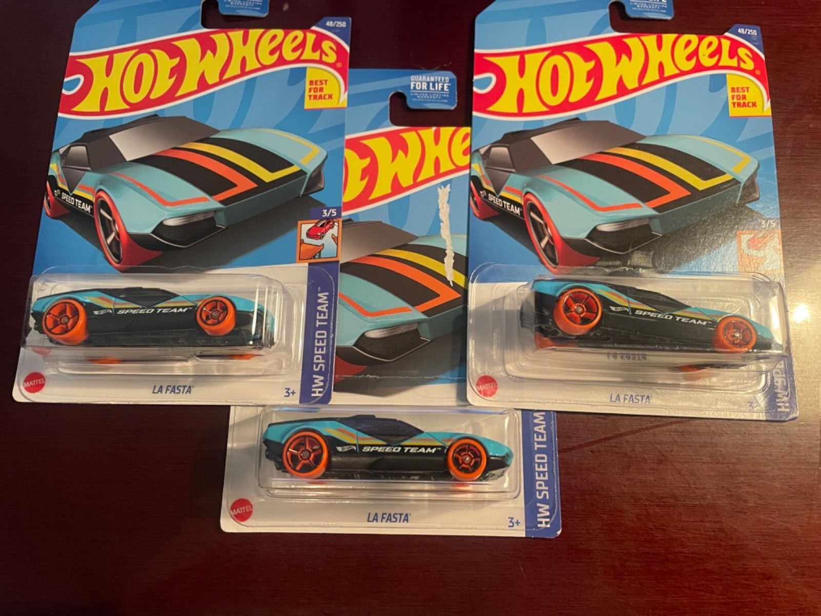 2022 Hot Wheels '09 La Fasta #48/250 (Teal and Black) HW Speed Team 3/5