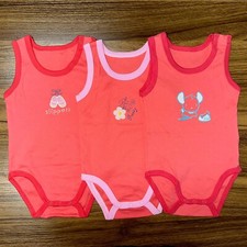 NEW 3 PACK Baby Girls 3-6 Months Bodysuit Lot, Infant Clothes Romper Gift Set F
