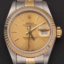 Montre Rolex Datejust 79173 Avec Lunette Cannelée 26Mm Cadran Champagne