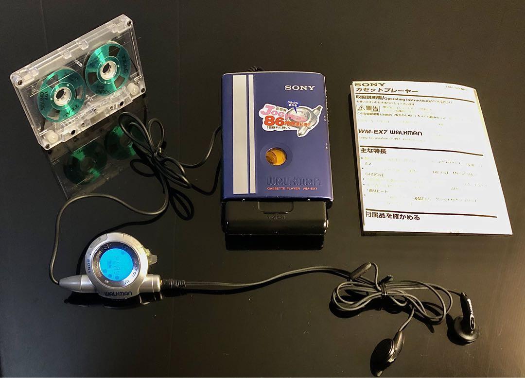 【希少】SONY WM-EX7 カセットウォークマン 付属品付き SONY WM-EX7 カセットプレーヤー ソニー ウォークマン 最低 価格