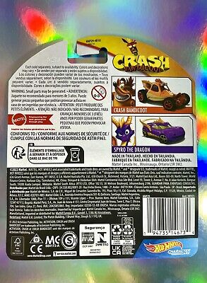 2023 Hot Wheels Character Cars - CRASH BANDICOOT Diecast Car – Trends Elite