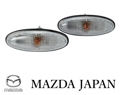 MAZDA GENUINE OEM RX7 RX-7 FD FRONT CLEAR SIDE TURN SIGNAL LAMP
