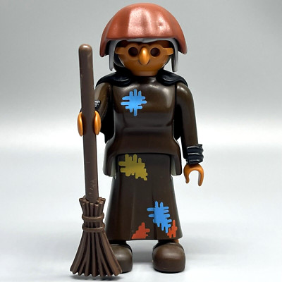 Playmobil Sorceress Witch Female Adult Humped Back Cape Glasses Hooked Nose 3838