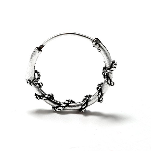 925 Sterling Silver Solid Ear Cartilage Ring Piercing Small Hoop Sleeper Earring - Picture 29 of 42