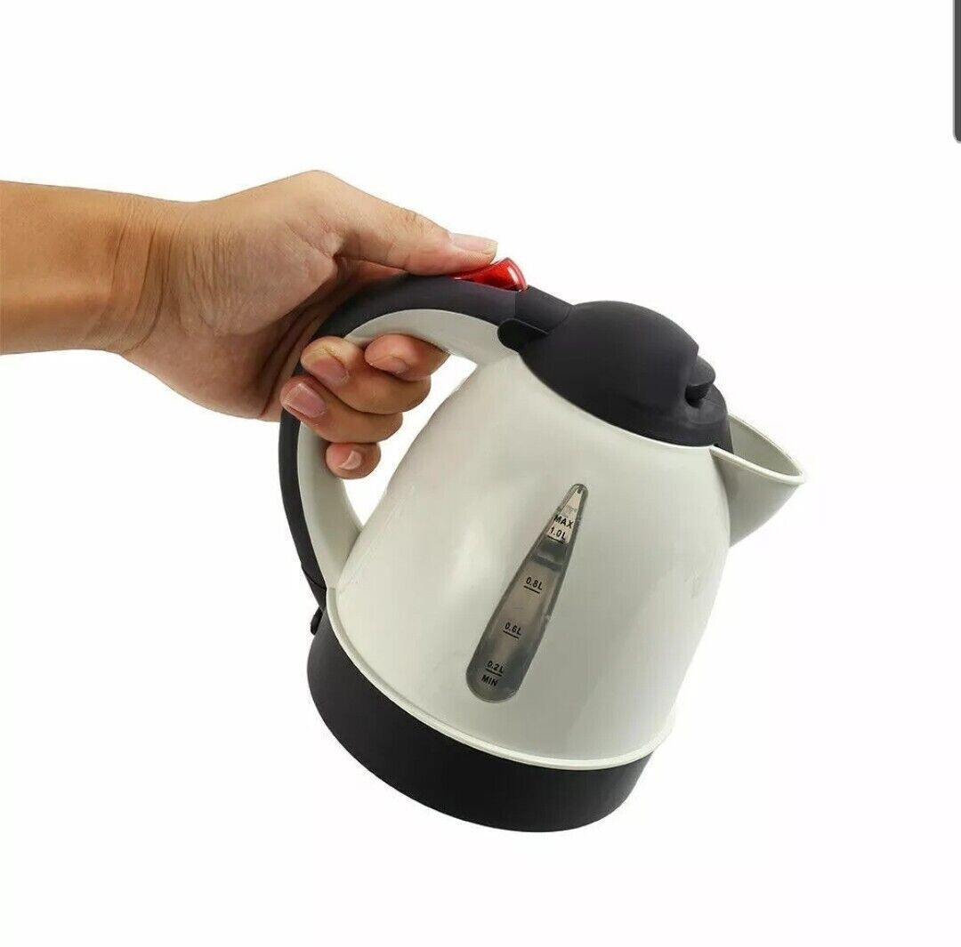 12V ELECTRIC CAR KETTLE TRAVEL CAMPING CARAVAN BOILING WATER SOCKET TEA