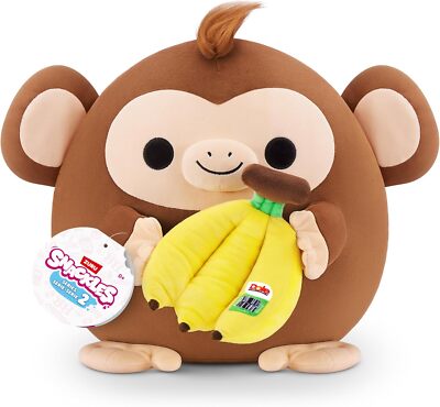 Series 2 Monkey & Dole 8 Inch Plush by ZURU, Ultra Soft Plush, Collectible Pl...