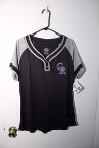 black colorado rockies jersey