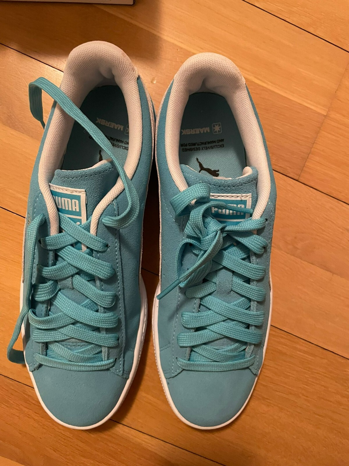 sneakers men puma blue suede maersk-image