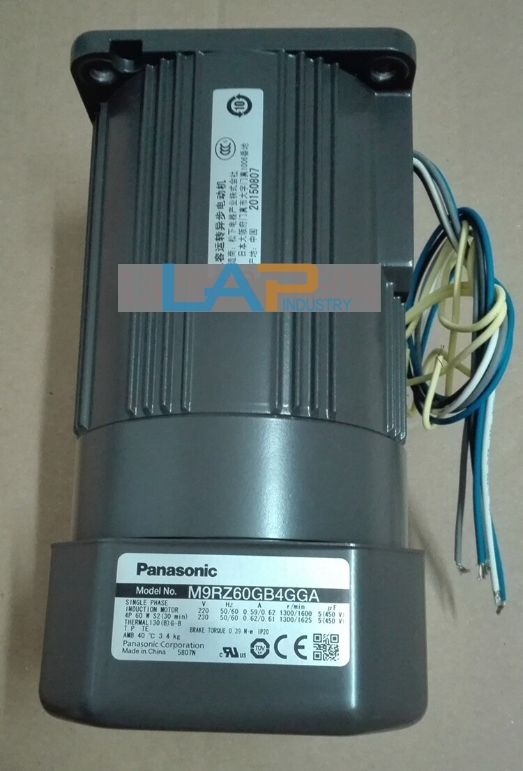 NEW FOR Panasonic Brake Motor 4P 60W M9RZ60GB4GGA Electromagnetic